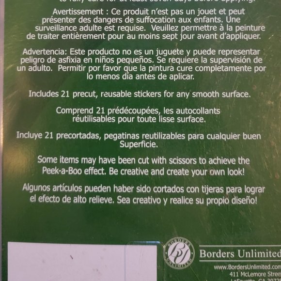 Borders Unlimited In the Jungle Animals 21 Reusable Wall Stickers Decals Mural - Picture 7 of 9